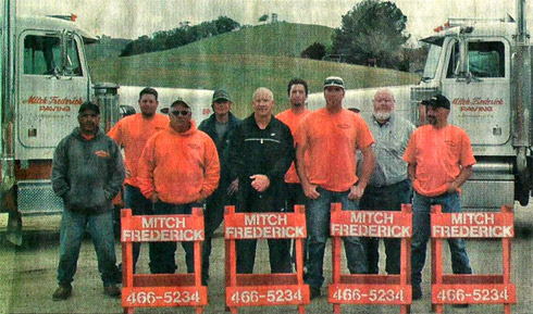 Mitch Frederick Paving Team